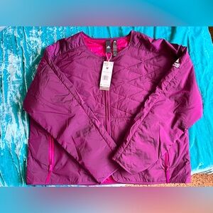 Adidas- Women W ZNE Padded Jacket - power berry , sz M